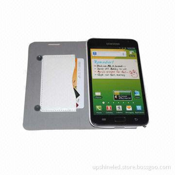 Flip case for galaxsy Note2 , PU material